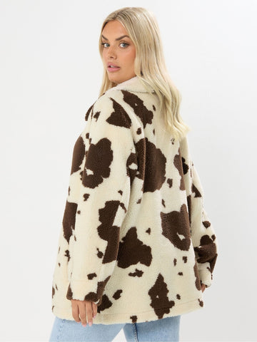 Curve Natural Heavy Borg Zip Thru Fleece