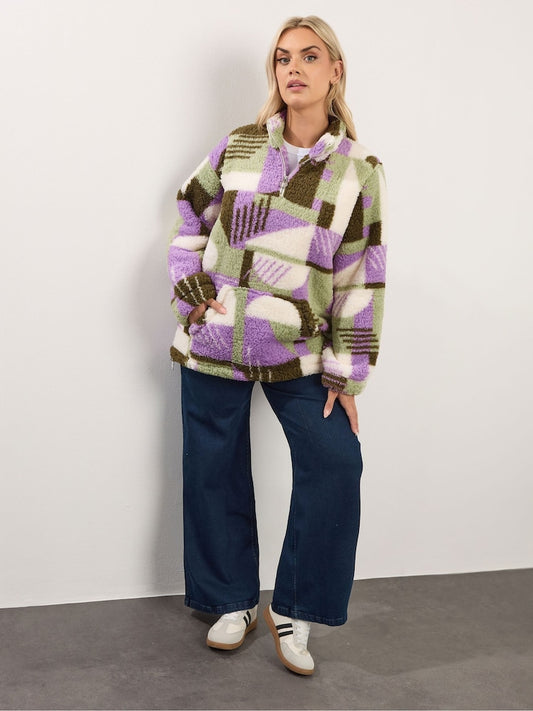 Curve Green Sherpa Borg Fleece