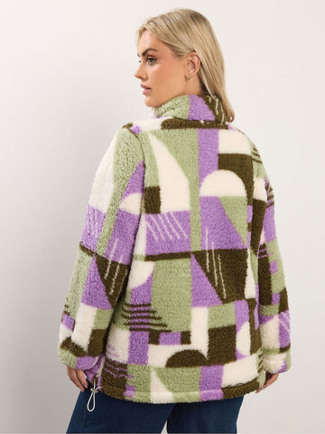 Curve Green Sherpa Borg Fleece