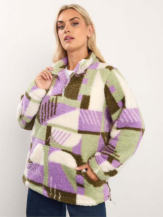 Curve Green Sherpa Borg Fleece